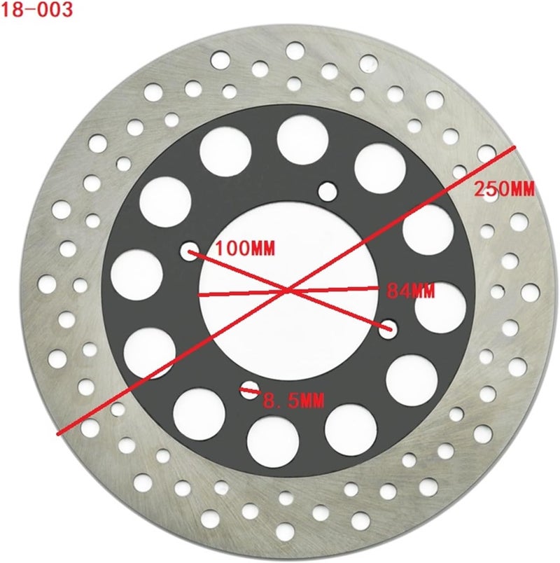 Wivplex Motorcycle Rear Brake Disc Rotor for Suzuki Models - Image 2