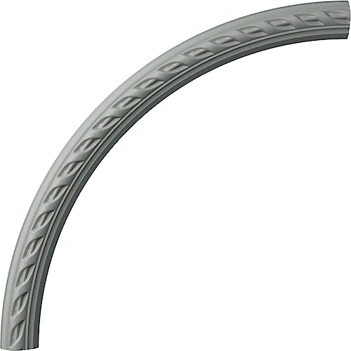 Ekena Millwork CR36ME Medway Ceiling Ring (1/4 of Complete Circle), 35 1/2"OD x 31 1/2"ID x 2"W x 7/8"P , White - Image 2