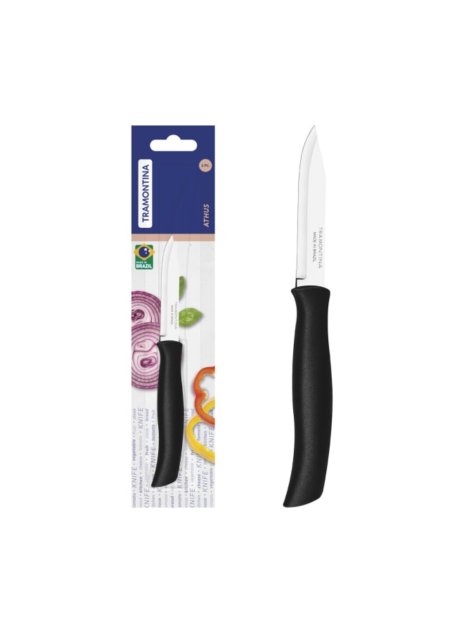 TRAMONTINA Tramontina Fruit and Vegetable Knife with Handle, 3-Inch Length, Blue 