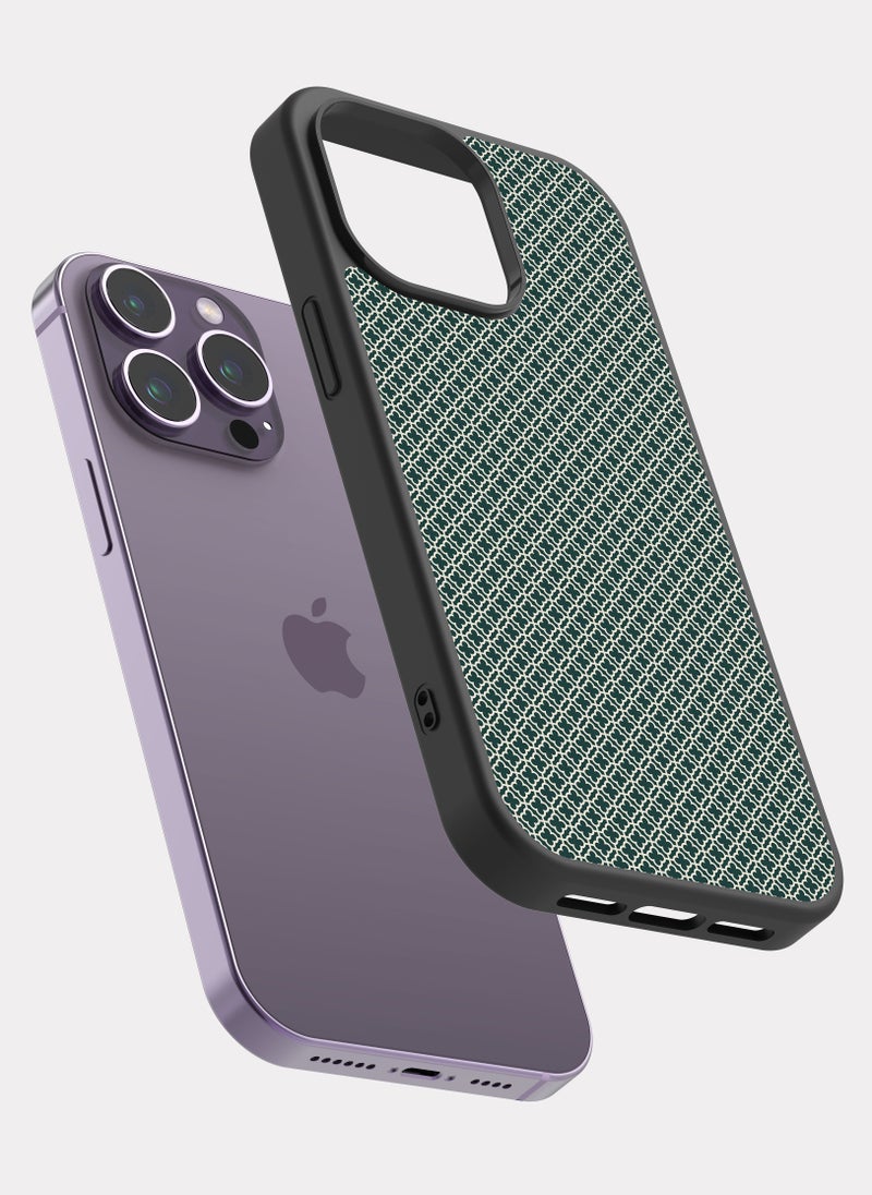 بكسلات كفر ايفون 14 برو ماكس فان كليف اخضر - Image 2