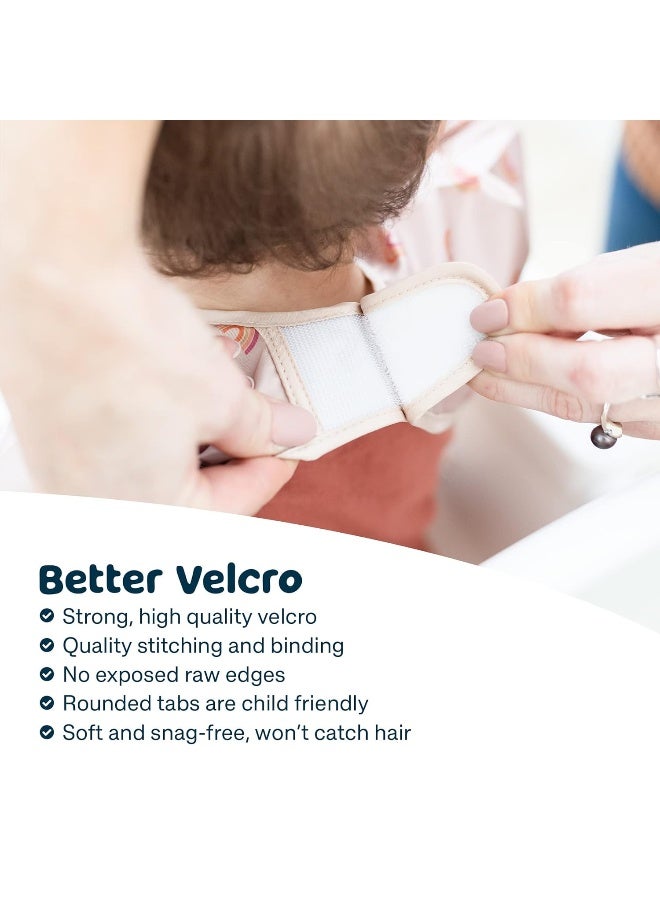 Tiny Twinkle Mess Proof Baby Bib,Waterproof Smock Baby Bib for Eating,Machine Washable Long Sleeve Bib,Baby Led Weaning,Toddler Bib,BLW Supplies(Boho Rainbow, Large 2-4 Years) - Image 3