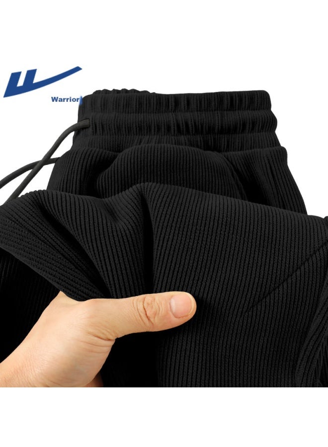 Warrior Chenille Casual Pants For Men, Spring And Autumn New Style, Sports Pants, Draping Straight-leg Pants, Heavyweight Loose-fitting Trousers For Men - Image 1