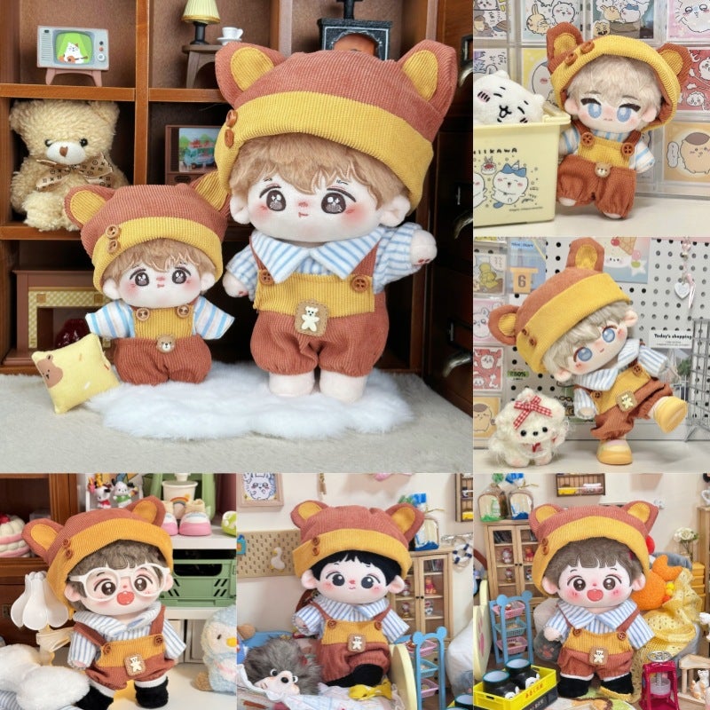 10cm 20cm Cute Plush Doll Clothes Outfit Set for Cotton Dolls - Image 3