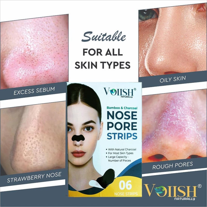 VOIISH شرائط أنف الفحم للرجال والنساء - Image 2