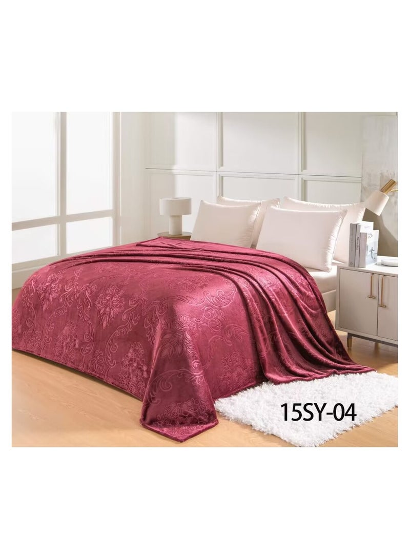 LoveHome Soft touch summer bed blanket, 1.5 kg, king size, 240x220 cm 