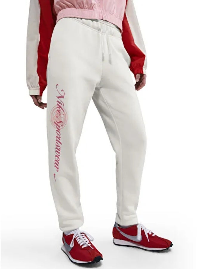 Nike Women’s Nike Sportswear Club Fleece Graphic Standard Pants - Image 3