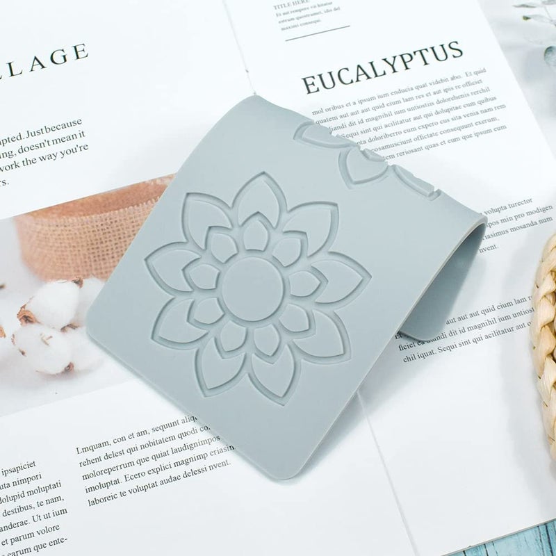 TUKE 3D Hollow Leaf Fondant Lace Mold  Multi Leaves Flower Shapes Silicone Lace Mould for Cake Decorating Molds Fondant Impression Mat for Chocolate Sugar Candy Cupcake Baking (B_7.56x3.92x0.12inch) - Image 3