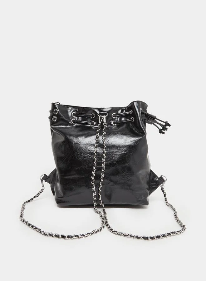 Styli  Studded Pocket Drawstring Backpack for Women | Best Price UAE
