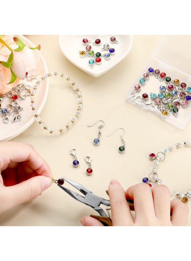 سوريو 120 قطعة من حُلي صنع المجوهرات، حُلي أحجار الميلاد، حُلي الأقراط، حُلي الزهور، حُلي الفضة، حُلي بلينغ لصنع المجوهرات، إكسسوار الأقراط، 12 لونًا (ألوان متعددة) - Image 3