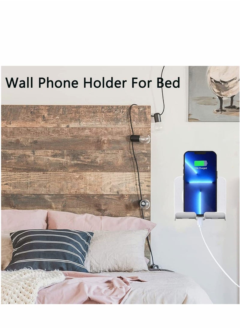 Excefore - Upgraded Tablet Wall Mount Phone Holder Removable,Self-Adhesive Mobile Cell iPad for Bed Bathroom Kitchen, Compatible with iPhone Galaxy Switch - Image 1