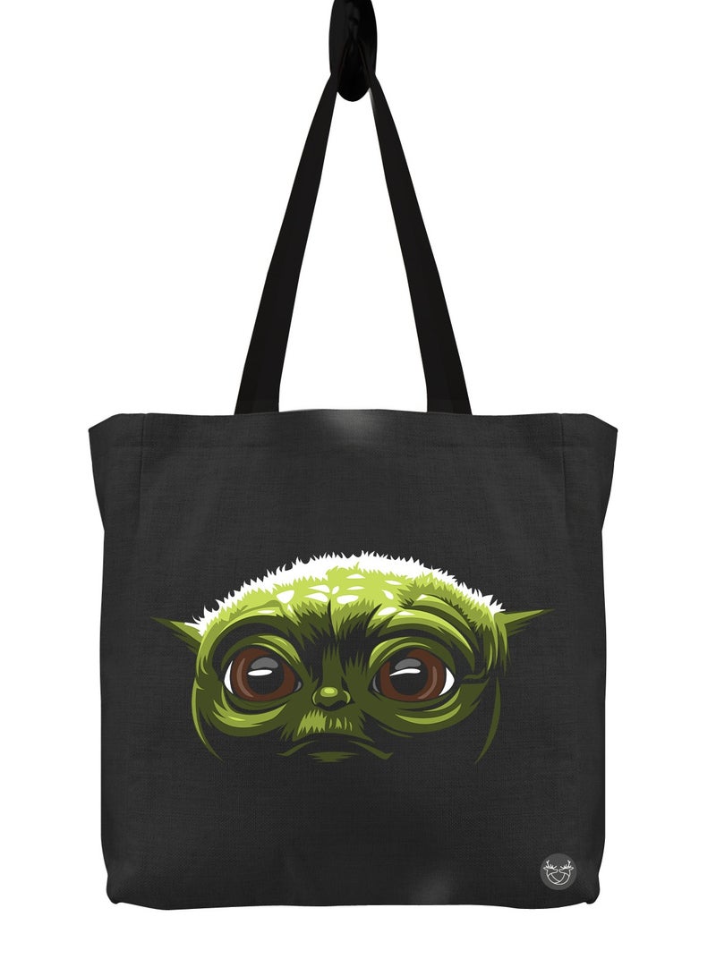 Canvas bag with Yoda design