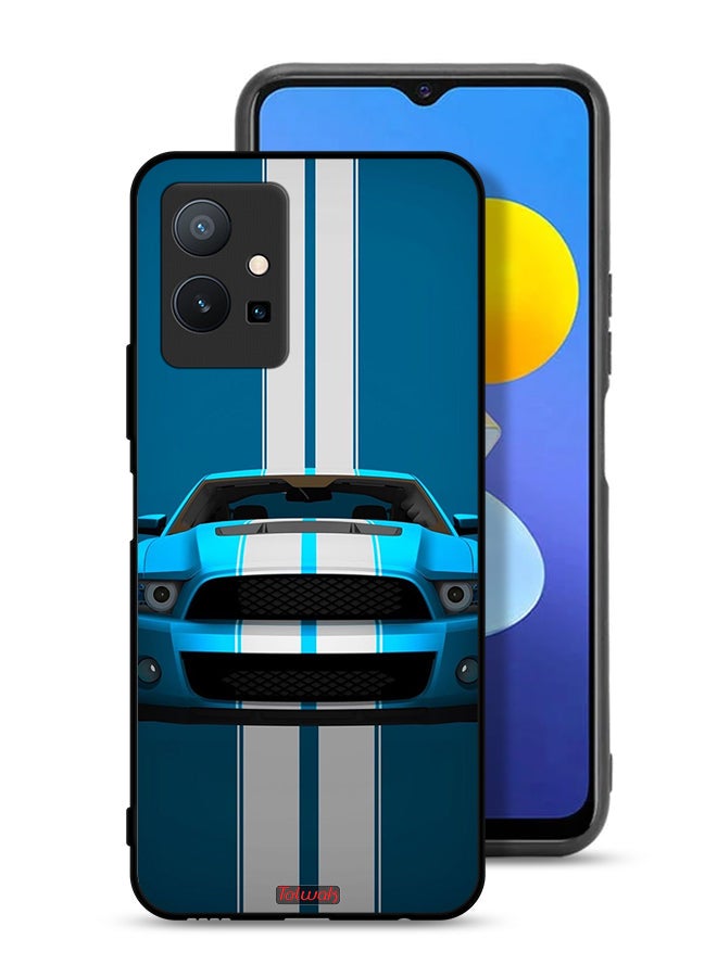 Tolwak Vivo T1 5G Protective Case Cover Car Abstract Art - Image 1