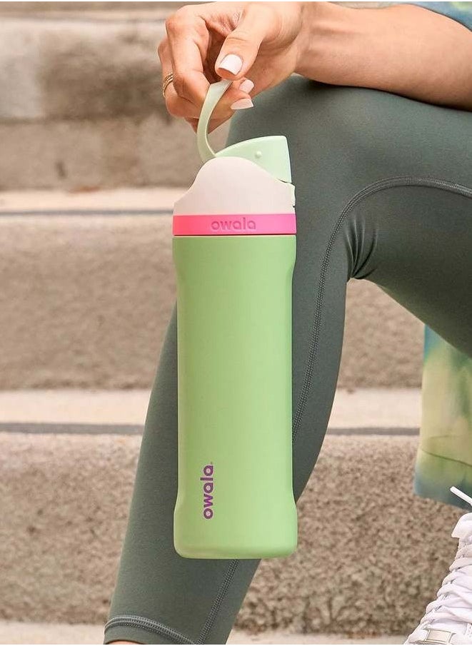 Owala - Owala FreeSip Insulated Stainless Steel Water Bottle with Straw for Sports and Travel, BPA-Free, 24-Ounce - Image 1