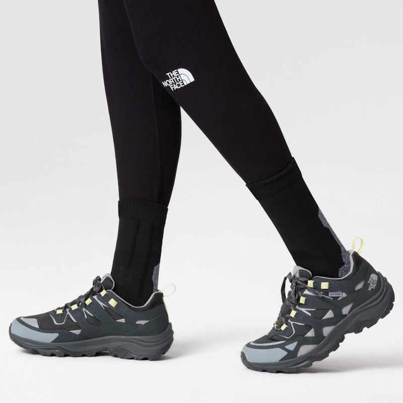 THE NORTH FACE حذاء تسلق نسائي من ذا نورث فيس هيدجهوج 3 مقاوم للماء - جلد وريبستوب، رمادي أسفلت/رمادي مدمج، 8 - Image 2