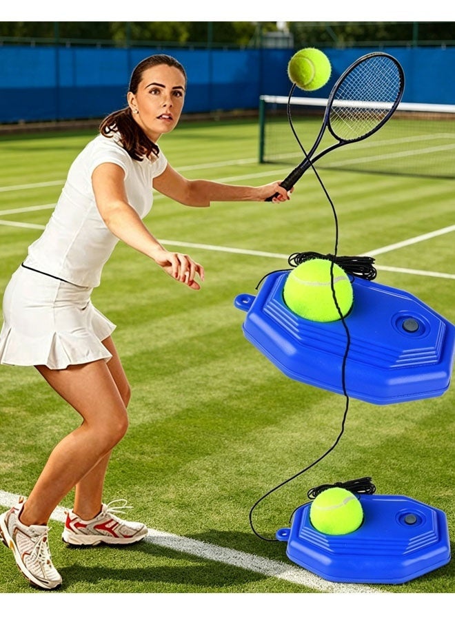 Quivlox Tennis Rackets,Tennis Rackets Set,Tennis Rackets Game,Adult Tennis Racket Set,Student Training Tennis and Beginners of Tennis Racquets Lightweight Including Tennis Racket, Base, 3 Tennis Balls With Ropes And Storage Bag - Image 3