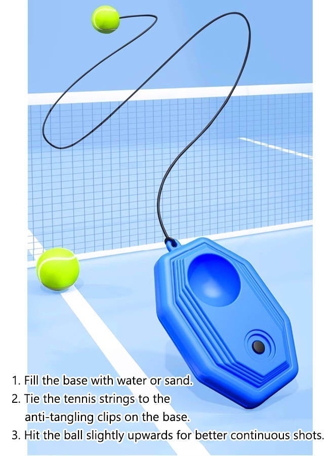 Quivlox Tennis Rackets,Tennis Rackets Set,Tennis Rackets Game,Adult Tennis Racket Set,Student Training Tennis and Beginners of Tennis Racquets Lightweight Including Tennis Racket, Base, 3 Tennis Balls With Ropes And Storage Bag - Image 5