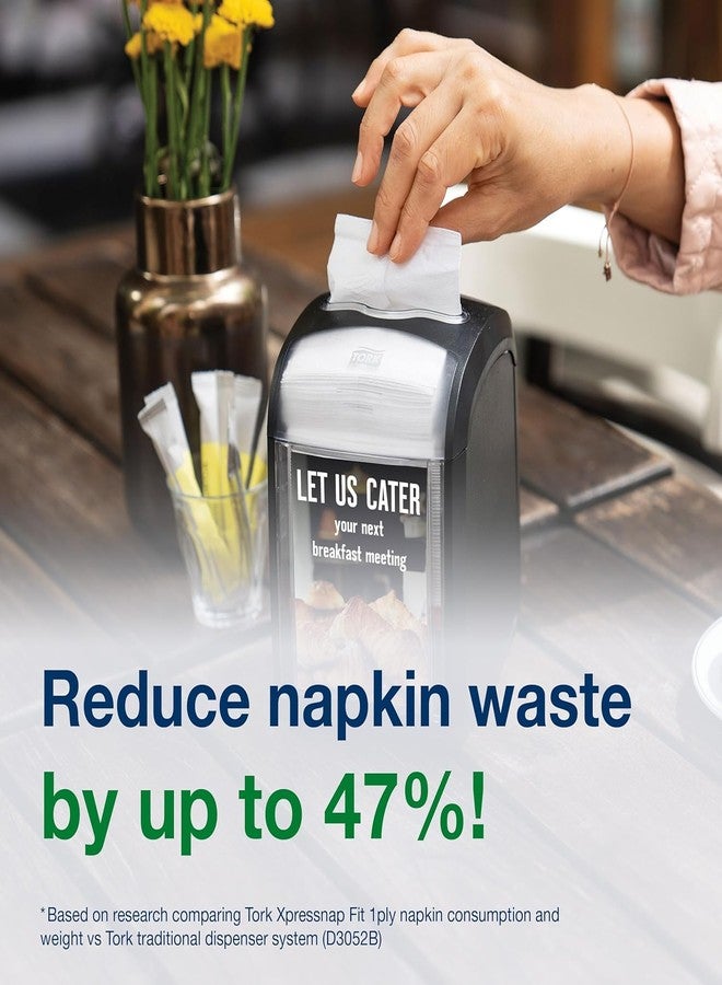 Tork Xpressnap Counter Napkin Dispenser Black N4, Versatile Design, Signature Range, 5.7" x 7.5" x 12.1", 6432000 - Image 5