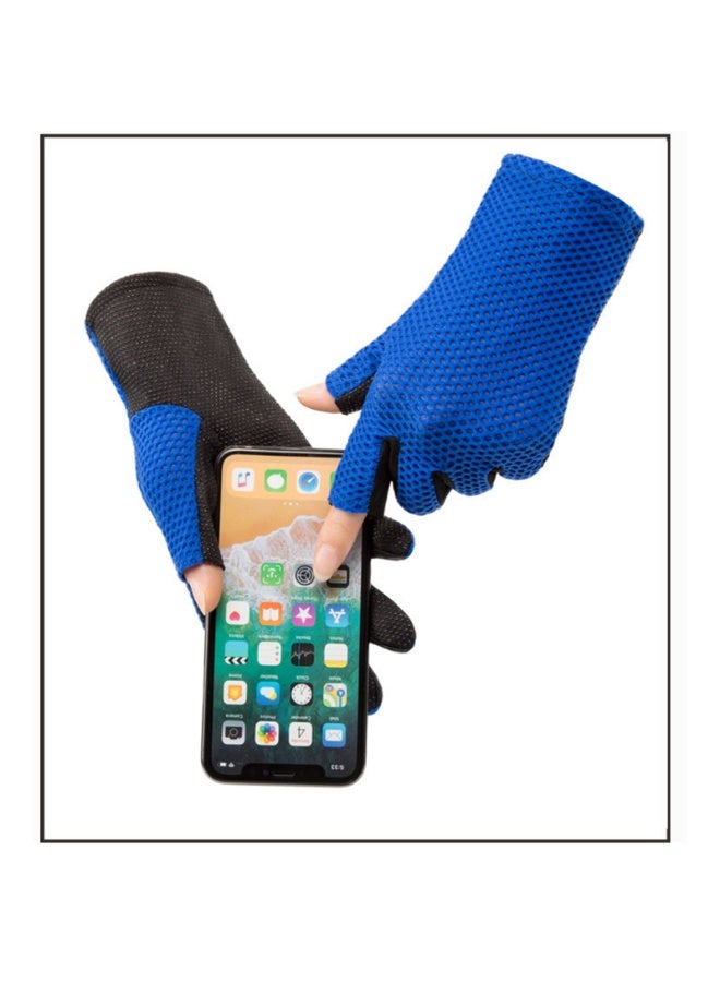 Men Women Gloves,Outdoor Sports Breathable Thin Mesh Cloth Driving Riding Thin Protection Gloves  - Image 3