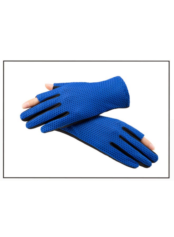 Men Women Gloves,Outdoor Sports Breathable Thin Mesh Cloth Driving Riding Thin Protection Gloves  - Image 2