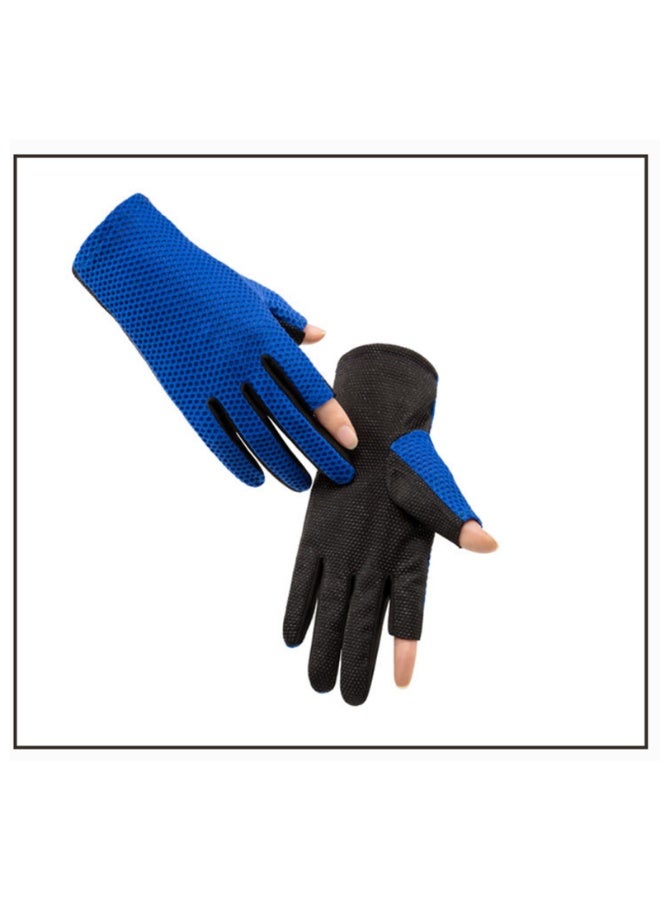Men Women Gloves,Outdoor Sports Breathable Thin Mesh Cloth Driving Riding Thin Protection Gloves  - Image 4