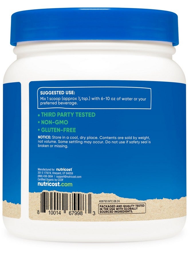 Nutricost Organic Barley Grass Juice Powder (1 LB) (Unflavored) - Image 3