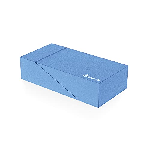 StrongTek Yoga Foam Wedge Blocks Pair Soft Wrist Wedge Supportive Foot Exercise Accessories For Balance Strength Stretch Pilates Fitness Squat Pushup Plank EVA Riser Block - Image 3