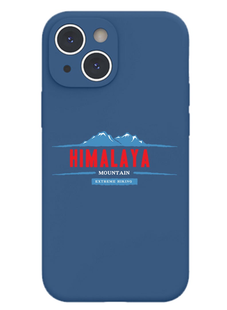 Theodor Protective Slim Fit Case Liquid Silicone Cover with Full Body Protection Anti-Scratch Shockproof Case For iPhone 15 Blue  - Hippie soul copy - Image 1