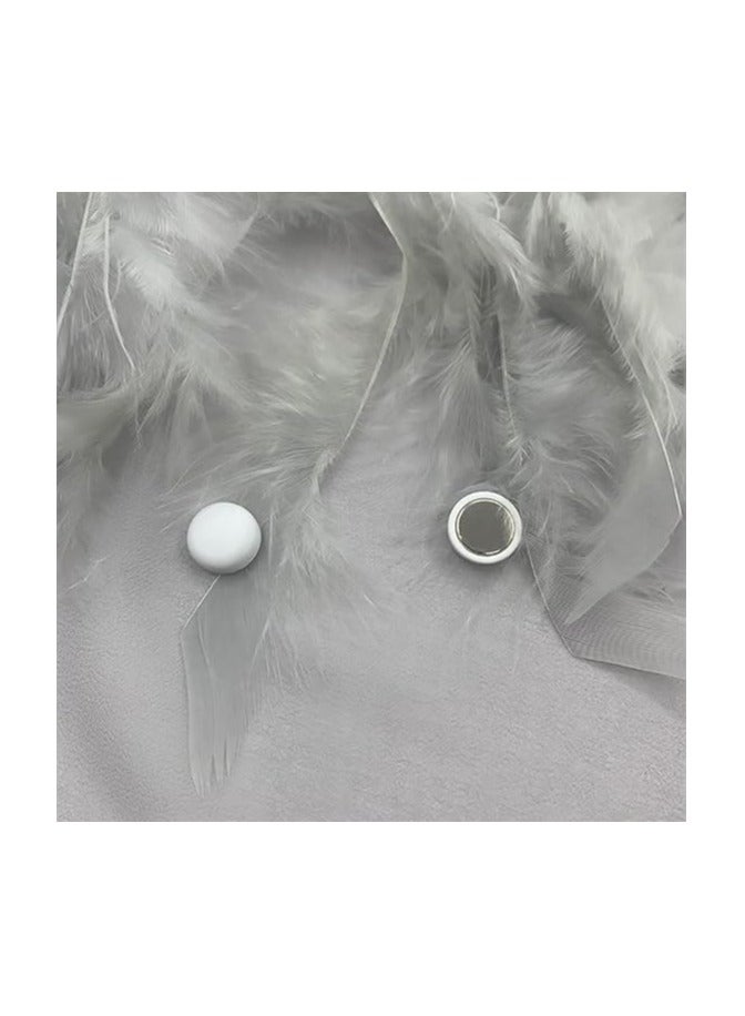 Sky Shine 4-Piece Magnetic Hijab Pins – Strong Hold, Colorful Round Scarf Clips | No-Hole Small Pins for Women | Commercial Strength Magnets - Image 4