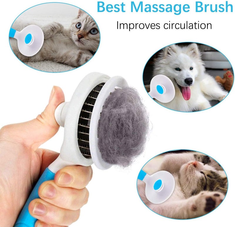 itPlus Cat Grooming Brush - Self Cleaning Slicker Brush for Dogs and Cats - Image 4