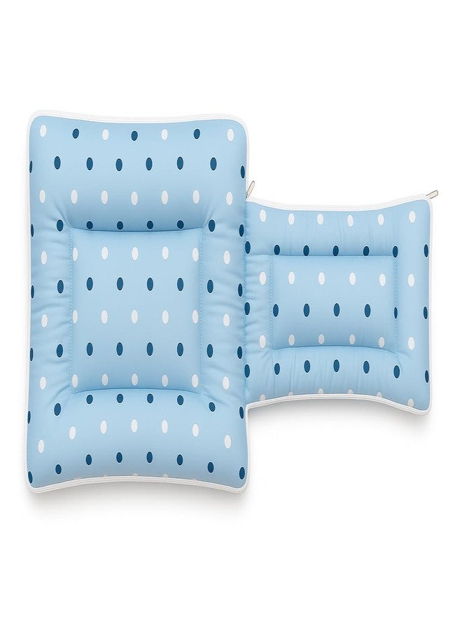 EIO® 3 in 1 Baby Bed Cum Bedding Set/Baby Carrier/Sleeping Bag Pack of 1 (Blue) - Image 4