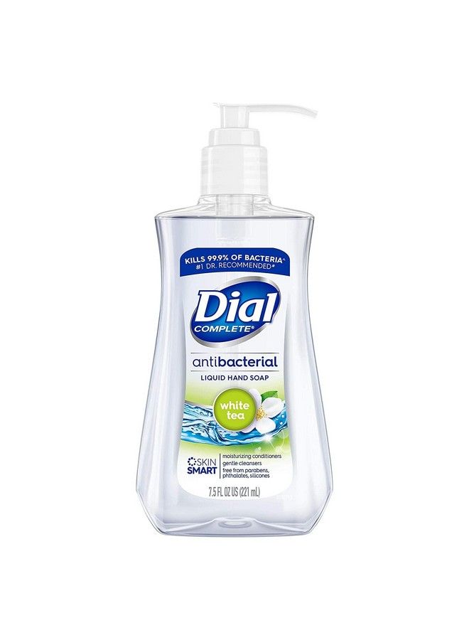 Dial Liquid Soap Antibacterial White Tea 7.5 Ounce Pump (221Ml) (Pack Of 6) - Image 4