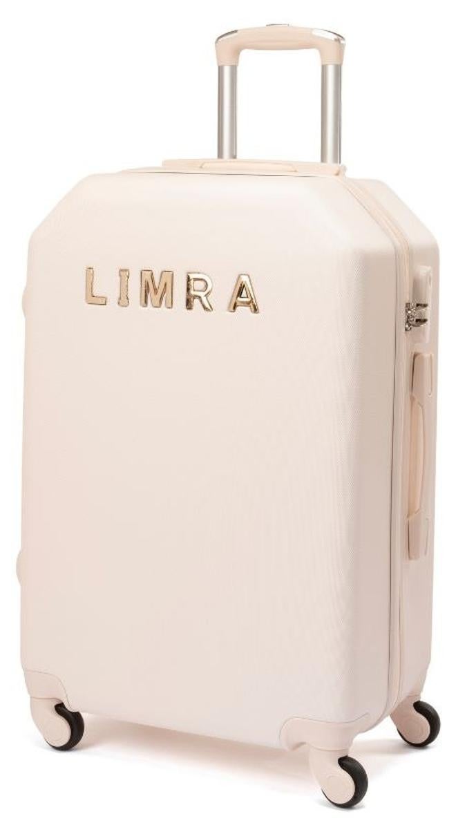 LIMRA Cabin Carry Check-In Luggage Trolley Size 20 inch Beige - Image 1