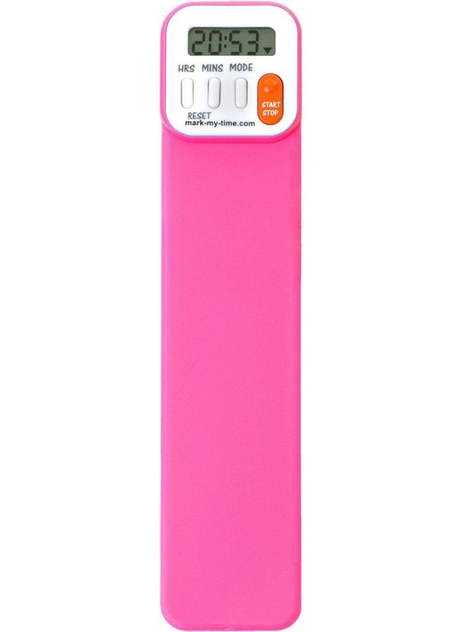 Mark-My-Time علامة كتاب رقمية ومؤقت قراءة فوشيا - Image 2