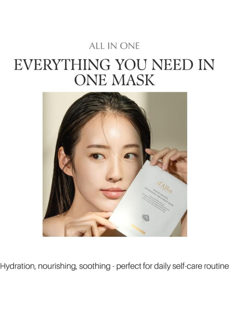 d'Alba Dry, Dehydrated Skin Repair – d'Alba Italian White Truffle Nourishing Mask for Deep Moisture, Radiance & Skin Barrier Recovery - Image 3