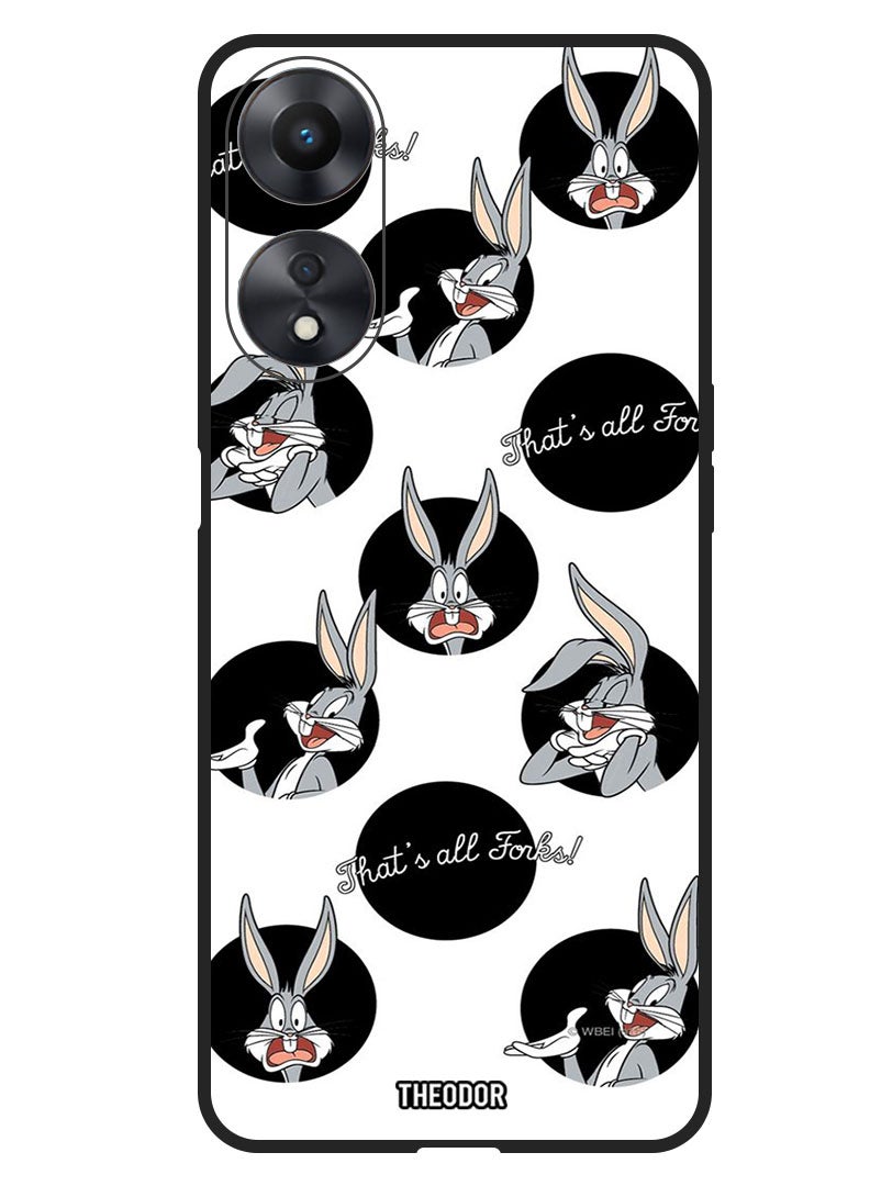 Theodor Protective Case Anti Scratch Shock Proof Bumper Cover For Oppo A98 Bugs Bunny (3) - Image 1