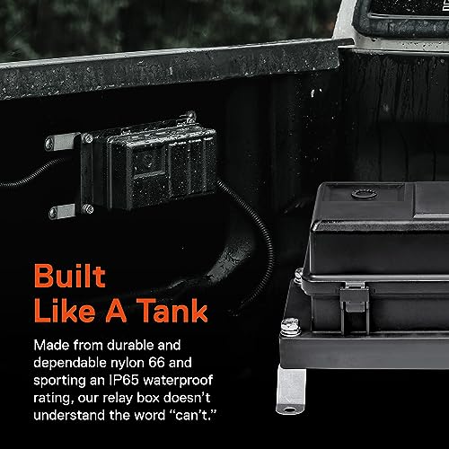 ONLINE LED STORE True Mods Waterproof 12V Fuse Relay Box Block Kit w/Pre-Wired Harness [12 & 16AWG] 6 Gang Bosch Style 5Pin 30A/40A Universal Relay & Fuse Panel for DC Auto Automotive Vehicle Car Marine Boat Jeep UTV - Image 4