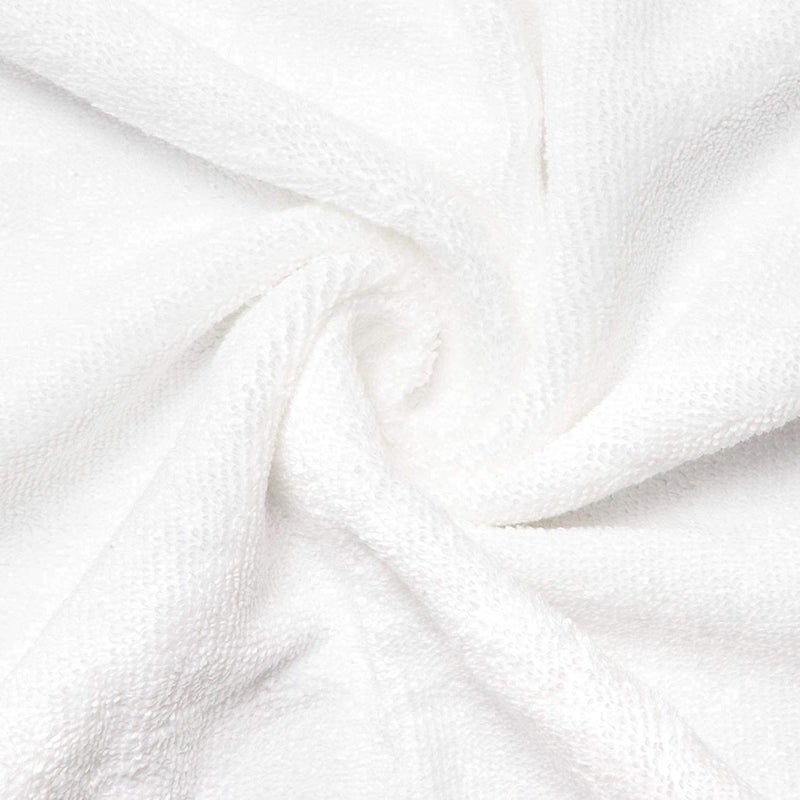COTFLEX Hand and Face Towel Pure Cotton White 14x21 Pack 6 - Image 5