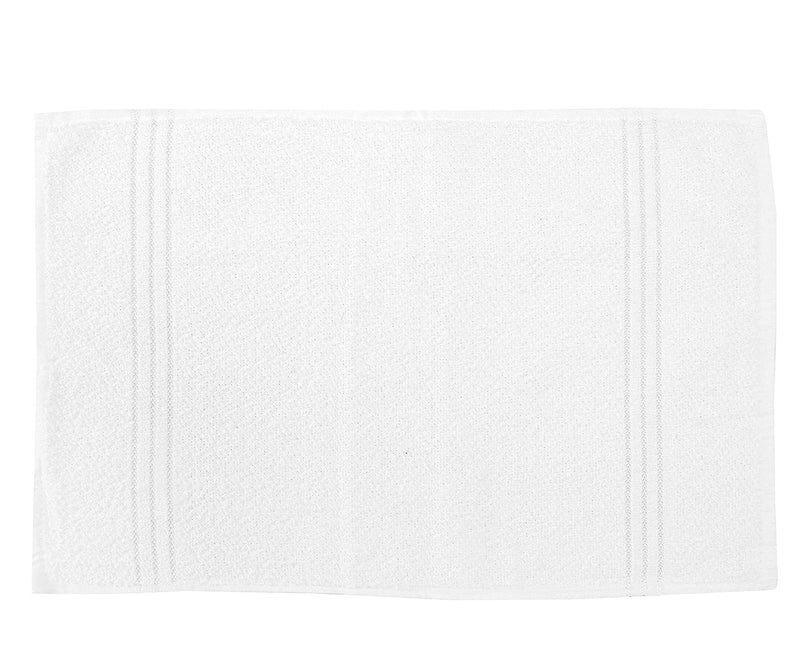 COTFLEX Hand and Face Towel Pure Cotton White 14x21 Pack 6 - Image 4