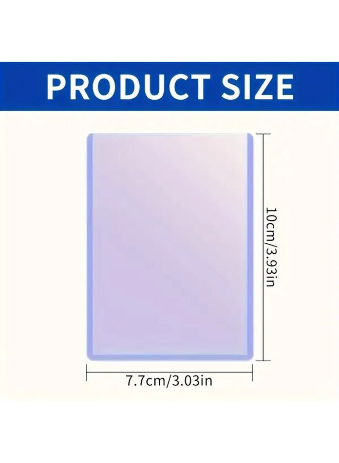 50 قطعة من الأغلفة البلاستيكية الصلبة مقاس 3x4 بوصة، مصنوعة من مادة البولي بروبيلين المتينة لتخزين بطاقات التداول - Image 3