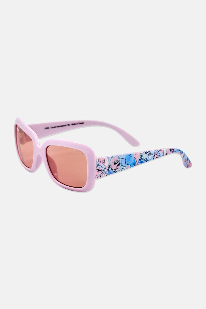 Disney FROZEN Kids Girl Square Sunglasses, Lavender - Image 2