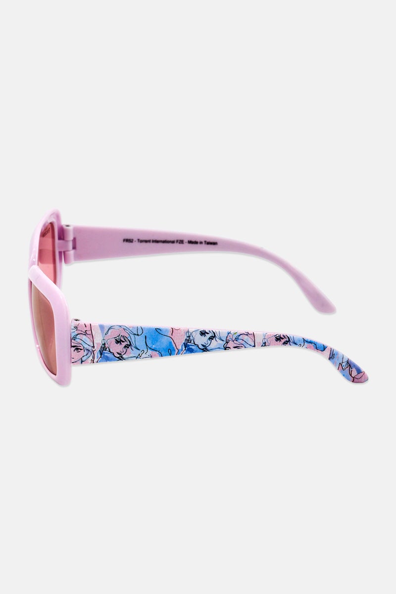 Disney FROZEN Kids Girl Square Sunglasses, Lavender - Image 3
