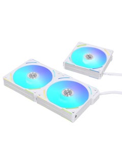 LIAN LI Lian-Li UNI Fan AL120 V2 Single Black, PBT+PC+Aluminum Materials, 120mm Fans, Up to 1900 RPM Fan Speed, 64.5 CFM Airflow, 1 Pack | G99.12ALV21B.00  - Image 3