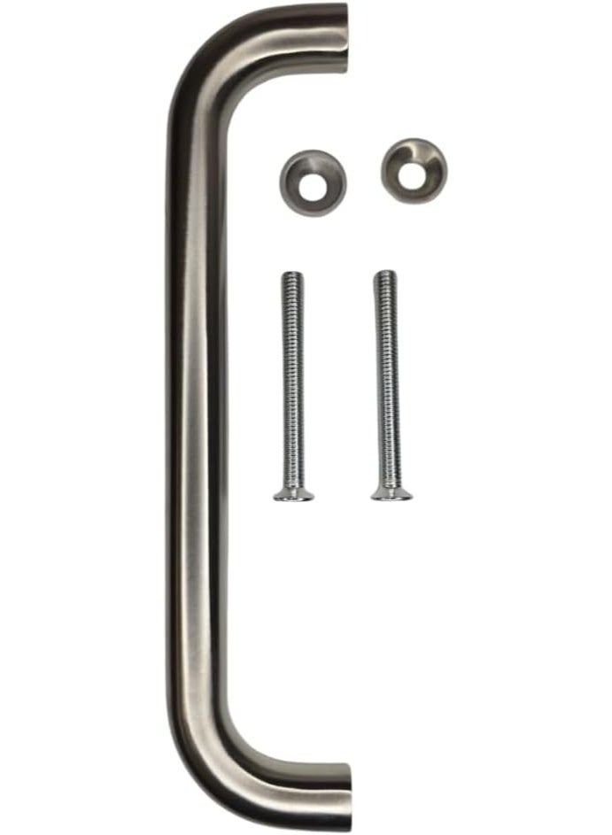 Union Pull Handle 19x225mm Satin Stainless Steel – Modern Durable Kitchen Cabinet Drawer Furniture Handle, Wardrobe Door Handle, Cupboard Handles, Home Office Cabinet Hardware Accessories - Image 1