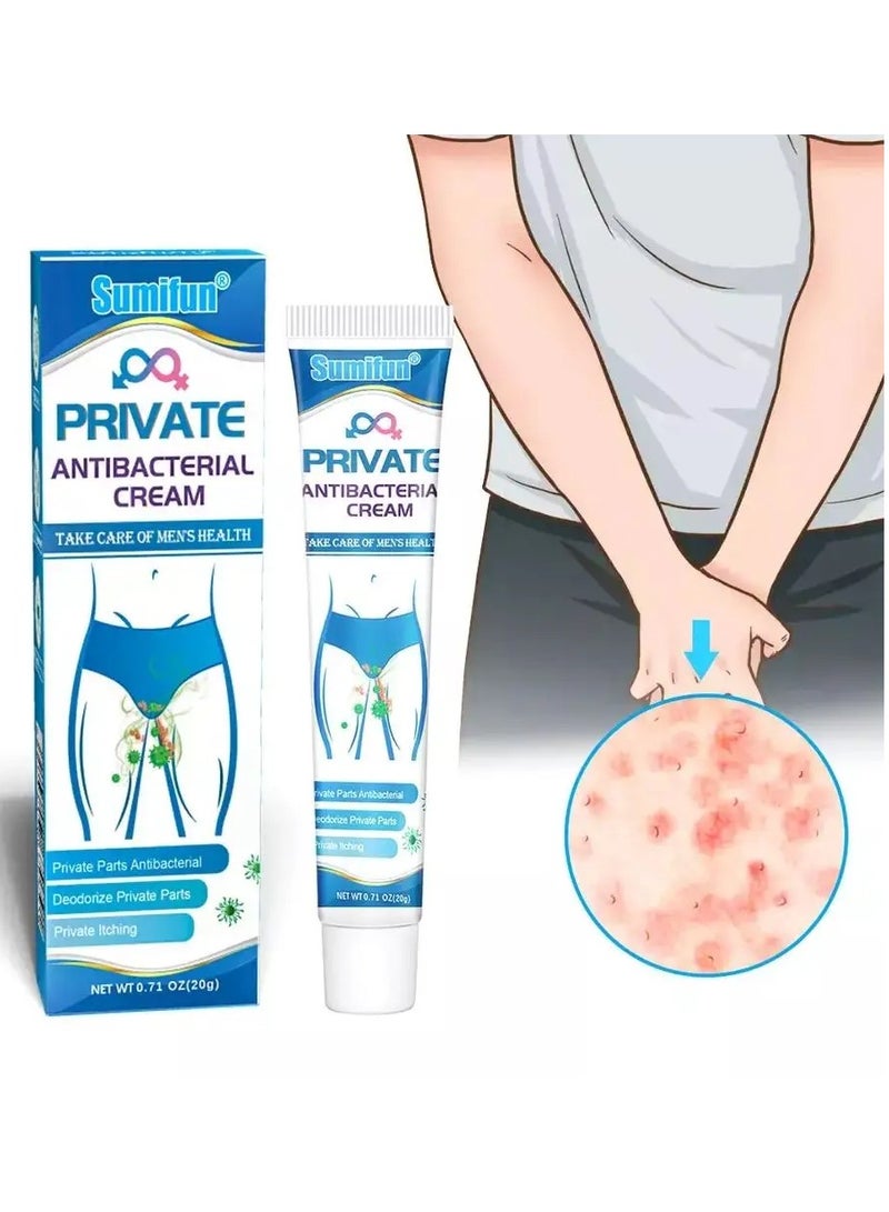 Sumifun Men's Antibacterial Ointment for Itching of Private Parts of the Skin Refreshing and Mild Local Skin Care Ointment - Image 2