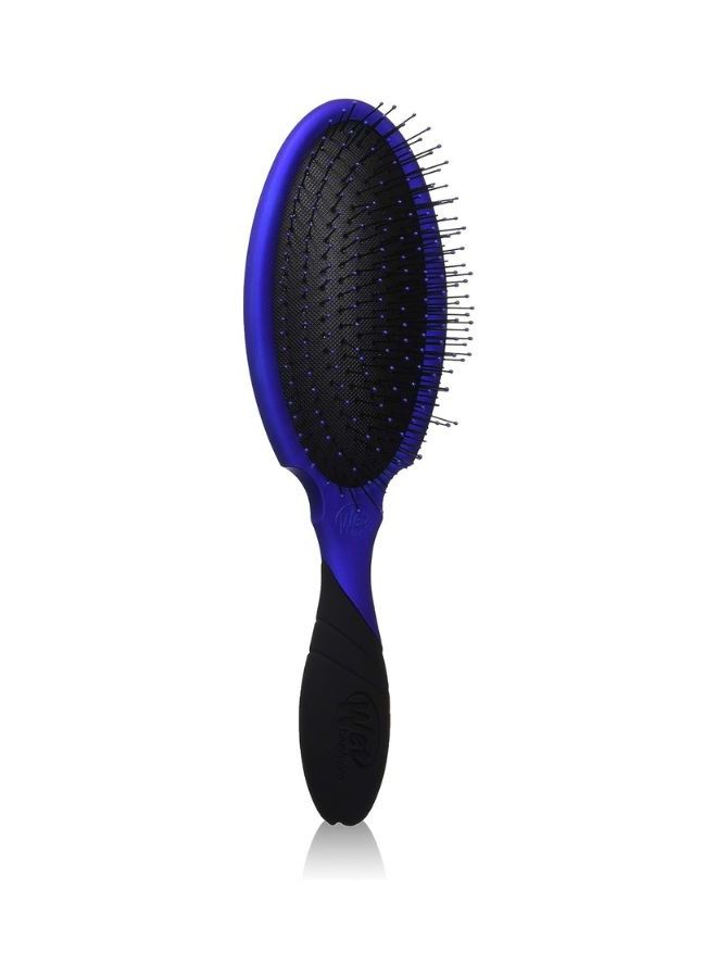 Wet Brush Pro Back Bar Detangler Royal Blue Intelliflex Bristle Brush Knot Free Mane Brush Scalp Stimulating Hair Brush Wet and Dry Hair Tangle Teaser Brush - Image 2
