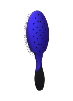 Wet brush Pro Back Bar Detangler Royal Blue Intelliflex Bristle Brush Knot Free Mane Brush Scalp Stimulating Hair Brush Wet and Dry Hair Tangle Teaser Brush  - Image 3