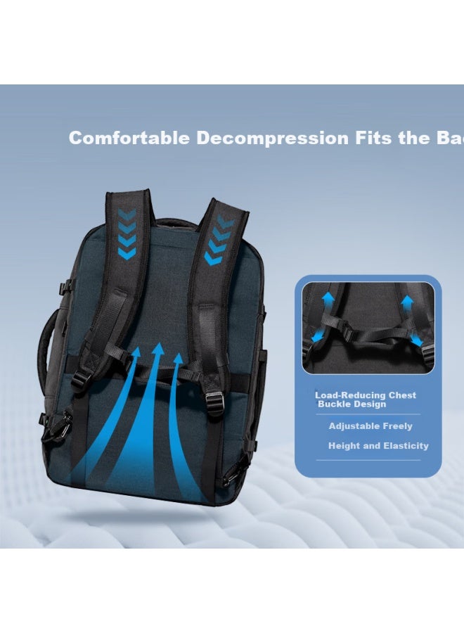 Lexon Travel Backpack Outdoor Travel Double Shoulder Bag With Wet And Dry Separation Luggage Backpack Large Capacity Handbag - Image 3