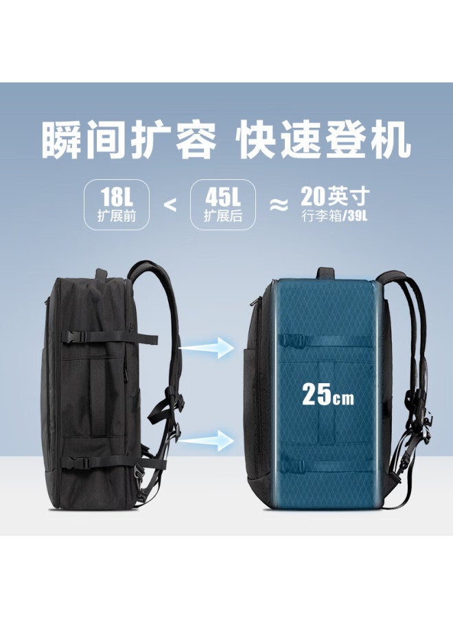 Lexon Travel Backpack Outdoor Travel Double Shoulder Bag With Wet And Dry Separation Luggage Backpack Large Capacity Handbag - Image 1