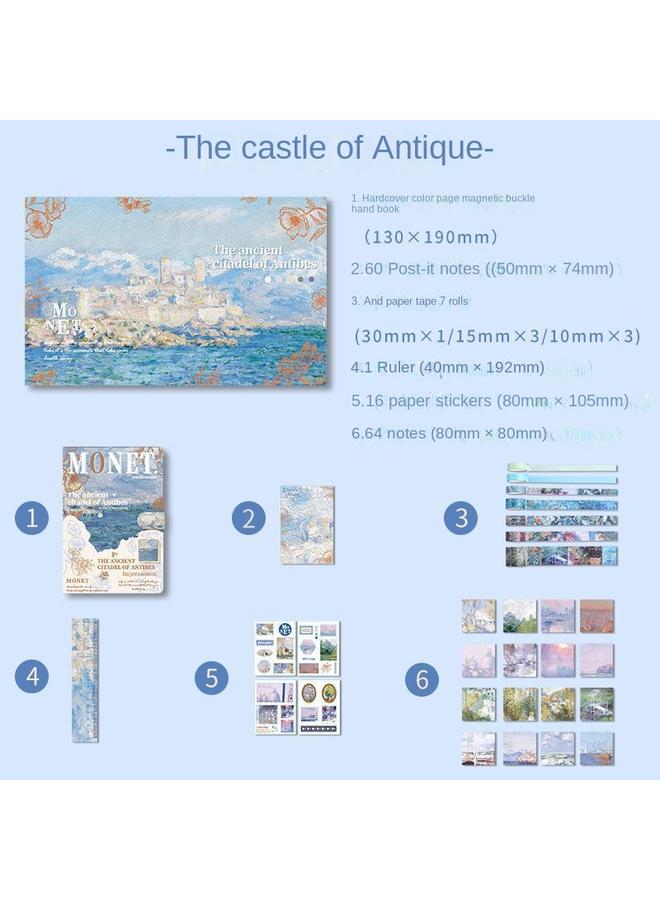 Bluejw Oil Painting Hand Account Suit Gift Box High Color Value Wind Student Birthday Gift Full Set Hand Account Notebook - Image 5