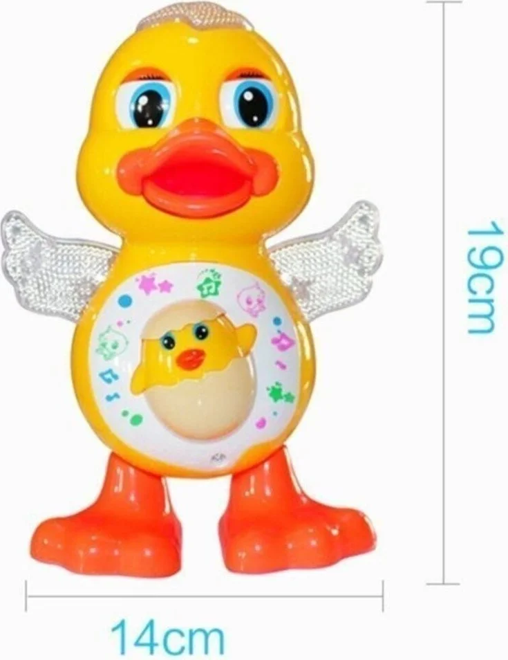 EC Shop Dln Moving Light Sound Singing Dancing Battery Operated Duck